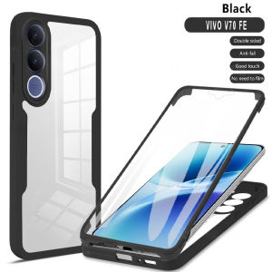hai mặt⭐360 độ vỏ cho Vivo V70 FE vivov70fe v70fe 5g bảo vệ toàn bộ điện thoại trường hợp ống kính màn hình bảo vệ chống sốc vỏ mềm Bìa