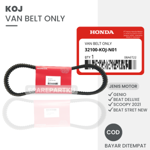 KOJ VANBELT HONDA GENIO NEW / SCOOPY / BEAT ESP / BEAT DELUXE / FANBEL / PENBEL / PANBEL ONLY / V-BELT RUMAH ROLLER ASSY BIT ESP / KIPAS CVT / PAKET CVT BEAT STREET / SATU SET RUMAH ROLLER / KLEMAN ROLLER / ROLLER / BOSH BOS