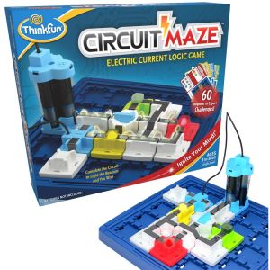 Thinkfun Circuit Maze electric current logic Board Game 60 challenges provide hours of electrifying fun