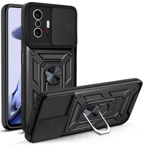 Coque For Xiomi 11T Pro Case Slide Camera Protect Armor Fundas Xiaomi 11T Mi11T Mi 11 T Pro Xiaomi11T Magnetic Ring Stand Cover