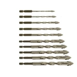 Full Size Serrated Eccentric Kit For Masonry Installation Ceramic Glass Concrete Crosses Bit Drilling Tool