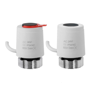 24V Normally Closed/Open Electric Thermal Actuator 30x1.5mm Thermostatic Radiator Valves for Underfloor Heating Enduring