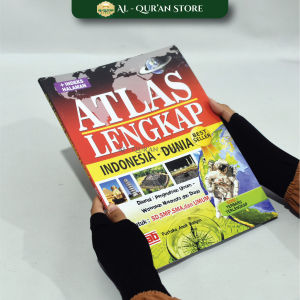 ( Terbaru ) Atlas Lengkap Indonesia - Penerbit Pustaka Anak Bangsa Soft cover Full Colour