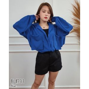 Mihar store / COD 11733 - Kemeja wanita oversized atasan polos casual busui friendly big size / Kemeja cewek terbaru kekinian korea style bahan airflow premium jumbo LD 130cm XXL