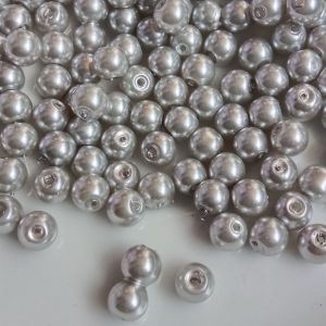 mutiara sintetis/mutiara berat/mutiara warna warni cemerlang/ukuran 4mm/harga per 10 gram