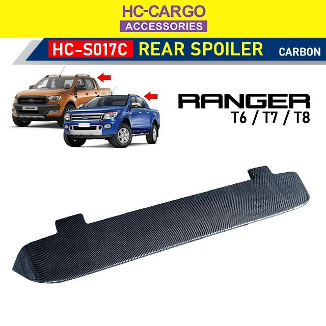 Hc Cargo Ford Ranger T6 T7 T8 Carbon Rear Spoiler Rear Spoiler Carbon ...