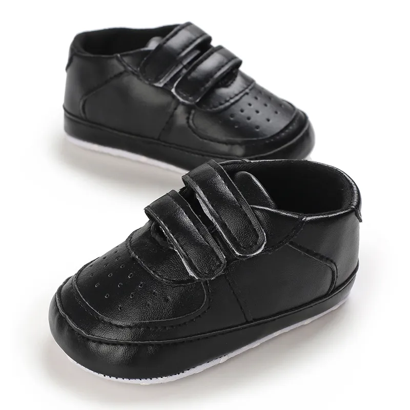 Black Baby Shoes Casual Baby Boy Shoes Christening First Walker