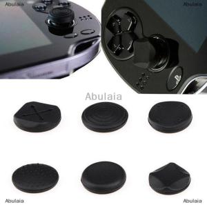 [COD] Abulaia 6pcs ซิลิโคน Analog Controller Thumb Stick thumbstick ฝาครอบป้องกันสำหรับ Sony PlayStation PSVita PS Vita 1000 2000