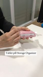 Travel Pill Organizer Multiple Compartments Daily Medicine Vitamin Case Container