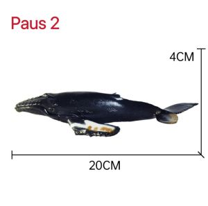 Mainan Binatang Laut Karet Figure Hewan Laut Sea Animal Model Toys Koleksi Bahan PVC Shark Paus BANYAK PILIHAN Mainan Edukasi Simulation