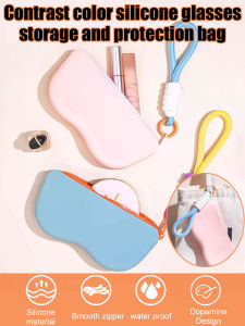 Color Clash Eyeglasses Storage Bag (Outdoor Portable)