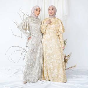 Dress Hijriah Long Dress Fatimah/Dress Wanita/Murah