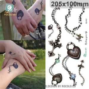 Tato Temporer Tattoo Tatto Temporary Tahan Air Sementara Anti Air Seri QC-612