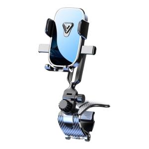 Car Phone Mount Auto Clamping Anti Shake Design 360 Rotation Dashboard Windshield for 4.7 to 6.9Inch Smartphones