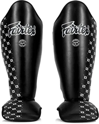 Fairtex Competition Muay Thai Shin Guards SP5 - Black