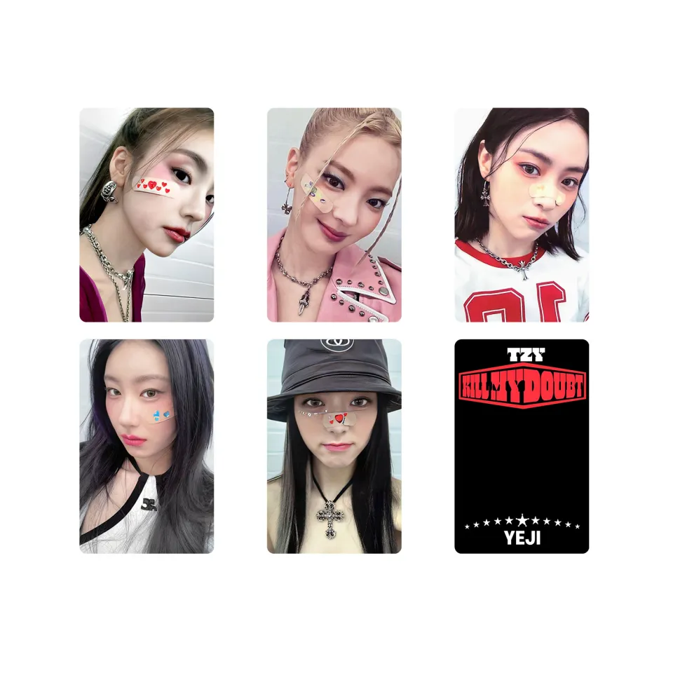 Photocard Official Itzy Gold Album Regular Version Yeji Lia Ryujin Charyeong Yuna | Malaysia