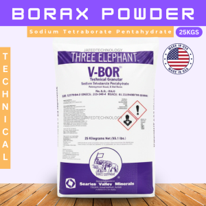 JAFED Borax Powder Sodium Tetraborate Pentahydrate Powder for Slime Making Laundry Cleaning Pest 25kgs