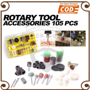 Alat poles potong amplas gerinda dremel bor mini SET 105 pcs mata bor mini tuner