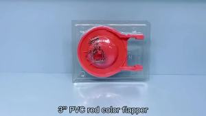 HO111 3 inch red cover Old-fashioned toilet PVC Waterstop plug Lift-off type