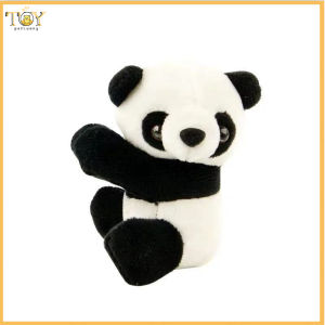deveodo 10cm Clip Panda Doll Soft Lovely Mini Panda Plushie Hanging Ornament PP Cotton Stuffed Animal Plush Toy Living Room Curtain Decor Souvenir Gift Exquisite Panda Plush