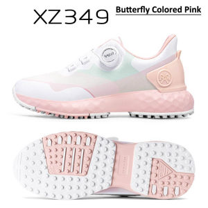 PGM Golf Shoes Womens Waterproof Shoes Knob Lace Sports Shoes Anti Slip Spike Golf Shoes XZ349