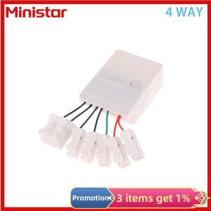 Ministar LED String 2 4 Way 8 Modes Lights Twinkle EK-04 Dimmer Flexible Strip Ribbon Lighting Replica Switch Adjustable Knob Controller