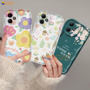 (Lokal Ready) Casesummer Casing hp Infinix Smart 8 Note 30 Hot 30i Note 12 G96 Hot 12 Play 11 Play 9 Play 10 Play Smart 5 Smart 6  Smart 7 Hot 20S 3D Soft Wave Edge TPU Phone Case Cover