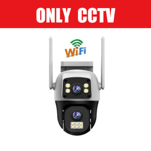 CCTV Camera V380 Pro Dual Lens Auto Tracking PTZ 8MP 4G Sim Card  IP66 Waterproof Outdoor  Two Ways Audio and Speaker AI Motion Dection Video Surveillance Camera