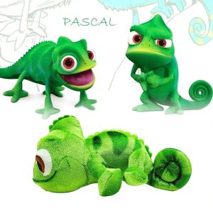 [COD] ตุ๊กตาสัตว์ยัดไส้ ตุ๊กตาราพันเซล Pascal แม่เหล็กแบบแม่เหล็ก ไหล่นอน ไหล่ตุ๊กตาจิ้งจก ของเล่นเด็กเล่น สีเขียวอ่อน ราพันเซล plushtoy ของขวัญวันคริสต์มาส