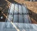 1M SPANDEK KR5 + peti TEBAL 1MM BENING PET TRIMDEK TRANSPARANT 1METER 1 M spandek atap transparant transparan clear kr 5 trimdeck ATAP CLEAR. 