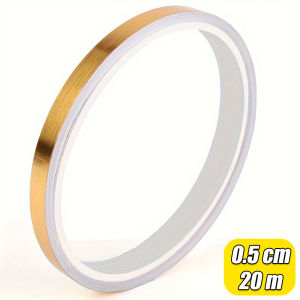 50M Gold Floor Tile Gap Tape Sticker Waterproof Mildewproof Wall Tile Strip Seam Decor Self Adhesive Sticker