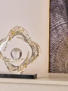 Fortune Resin Crafts High-End Living Room Entrance Home Decor Office Decoration Ornaments