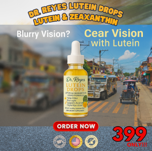 Dr. Reyes Lutein with Zeaxanthin promotes healthy eye and brain function and optimal sleep quality while reducing stress levels