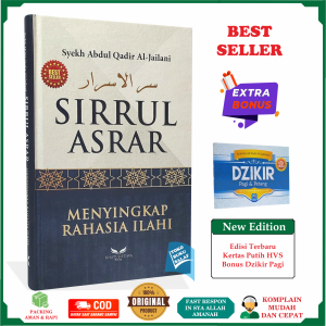 Sirrul Ashrar ORIGINAL Menyingkap Rahasia Hati Sirrul Asrar Karya Syekh Abdul Qadir Al-Jailani Terjemah Kitab Sirul Asror Sirrul Asror Penerbit Khatulistiwa