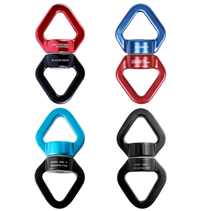 Climbing Swivels 30KN 360 Degree Rotational Rope Swivels Connectors Sealed Bearings Swivels for Climbing Hammock Swing
