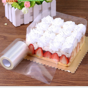 Dream Hunter อาหารฟิล์มใสสำหรับห่อเค้กขนมปกเค้กห่อ8ซม. 10ซม. เค้กแบบ Diy เครื่องมือตกแต่งพลาสติกฟิล์มใสใสมูสขอบรอบเทปพัน