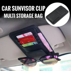 Car Sunvisor Organizer Sun Visor Organiser Storage Bag Sunvisor Card Sunglasses Holder Car Tissue Holder Car Pocket Bag Storage Box Holder Car Interior Accessories Axia Myvi Saga Persona bezza iriz aruz viva kenari alza wira kancil Ativa