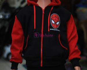 Bisa COD - Jaket anak motif superhero 2 s/d 10 tahun