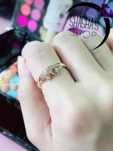 nhẫn mạ vàng dể thương xink xắn size 6