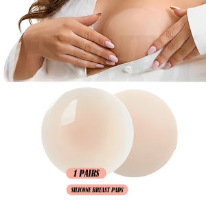 Women Reusable Nipple Cover Breast Pad Lift Support Waterproof- Invisible Adhesive Bra Strapless