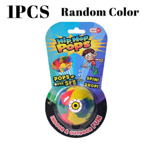Hip Hop Pops Toy Rubber Balls Child Fun Bouncing Ball Creative Novelty Elastic Outdoor Sports Childrens Toys Relieve Stress Sensory Toys Suitable For Adults And Children To Use Parent-child Interactive Toys