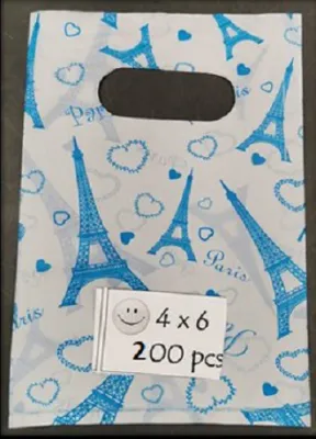 Beg Plastik [SMALL] Plastic Bag Thank You / @Thank You Bag@ / Plastic Gift Bag / Shopping Plastic Bag / Plastic bag with Handle / Beg Plastik - 6 Sizes