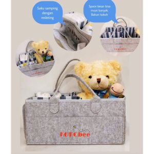 CADDY BAG / Diaper bag / Tas BAYI / canvas caddy bag / Rope Diaper Bag / kinderkeen / kokobee