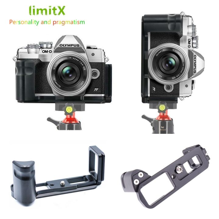 Quick Release L Plate Bracket Holder Hand Grip For Olympus OMD