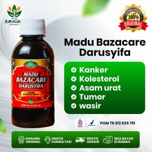 Madu Bazakah Bazacare Darusyifa Herbal Kanker Tumor & Benjolan Original BPOM