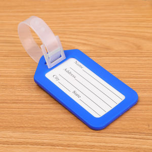 Màu Nhãn gắn hành lý Túi vali thẻ tên Mặt dây chuyền chữ cái máy bay lên máy bay nhãn phụ kiện túi du lịch