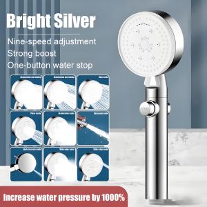 Set Kepala Pancuran Tropicana 360 Shower Head Set High Pressure 8 Water Flow Modes Water Pressure Increased 900% Shower Head Adjustable Enjoy a Hotel-Grade Bath Rain Shower Head 花洒喷头 Does Not Irritate The Skin Water Saving Shower Head Shower Head Filter S
