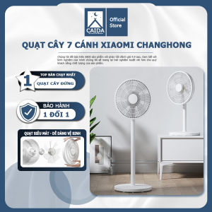 Quạt cây ChangHong quạt cây đứng Xiaomi ChangHong tăng hiệu suất làm mát với thiết kế 7 cánh sử dụng motor bạc đạn