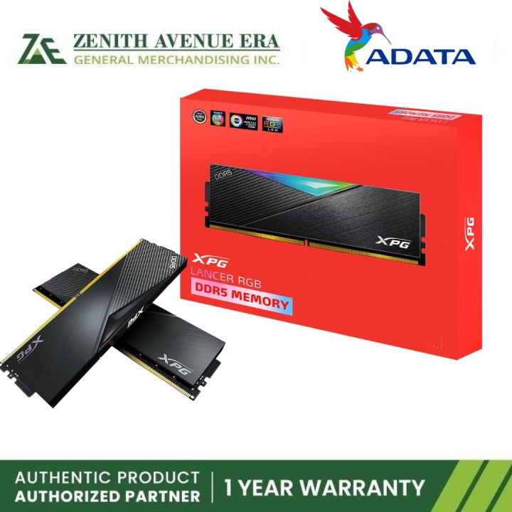 Adata AD-AX5U5200C3816G-DCLARBK-BOX XPG LANCER RGB DDR5 5200Mhz 32GB ...