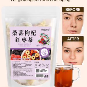 Mulberry And Wolfberry Liver And Kidney Nourishing Tea Natural Herbal Health Tea Relieves Fatigue And Protects Liver And Kidneys Food Health Tea